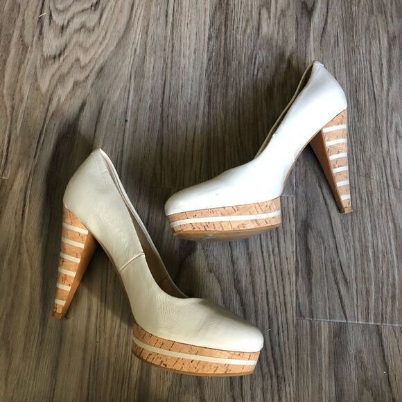 Michael Michael Kors leather platform‎ heel… - Picture 1 of 6